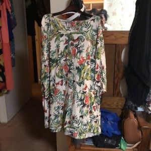 Tropical dress never worn